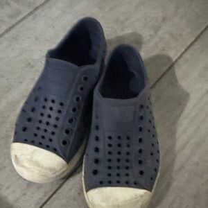 Native Kids Navy Blue Slip-On Sneakers